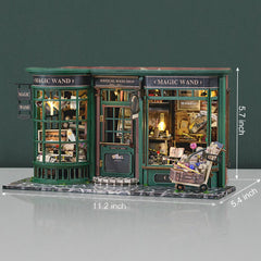 GuDoQi DIY miniature house kit assembly step image showing guided construction