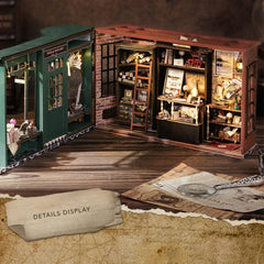 GuDoQi DIY miniature house kit unboxing showing complete accessories and guides