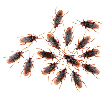 GUDVES prank roaches for Halloween decor, brown color adds realism.