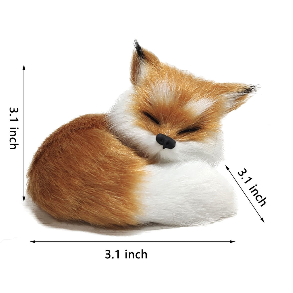 GUDVES soft fox sculpture offers a gentle, comforting decorative accent.