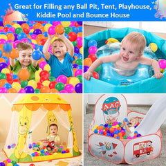 GUESVOT 100-pack set vibrant fill for play spaces