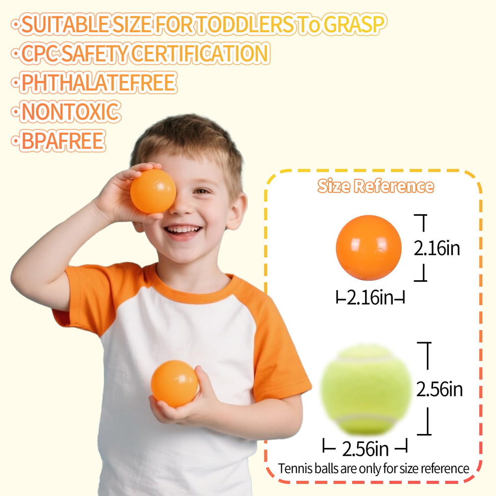 GUESVOT bright colors enhance tactile play and color recognition.