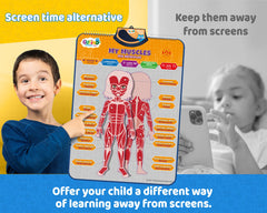 GUFINO durable poster for wall mounting or play mat, designed for hands-on exploration