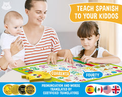GUFINO wall-mount or floor-play chart adapts to any learning space.