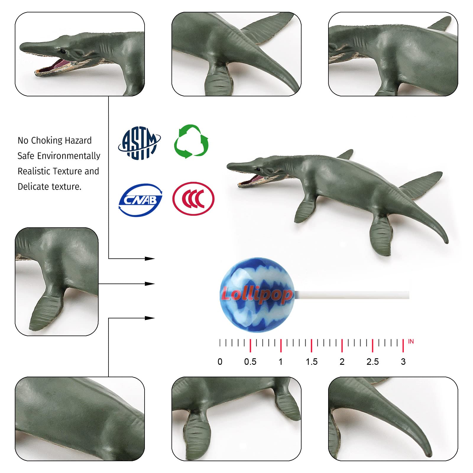 GUFOPONAS ancient sea turtle figure for classroom learning and toy collection