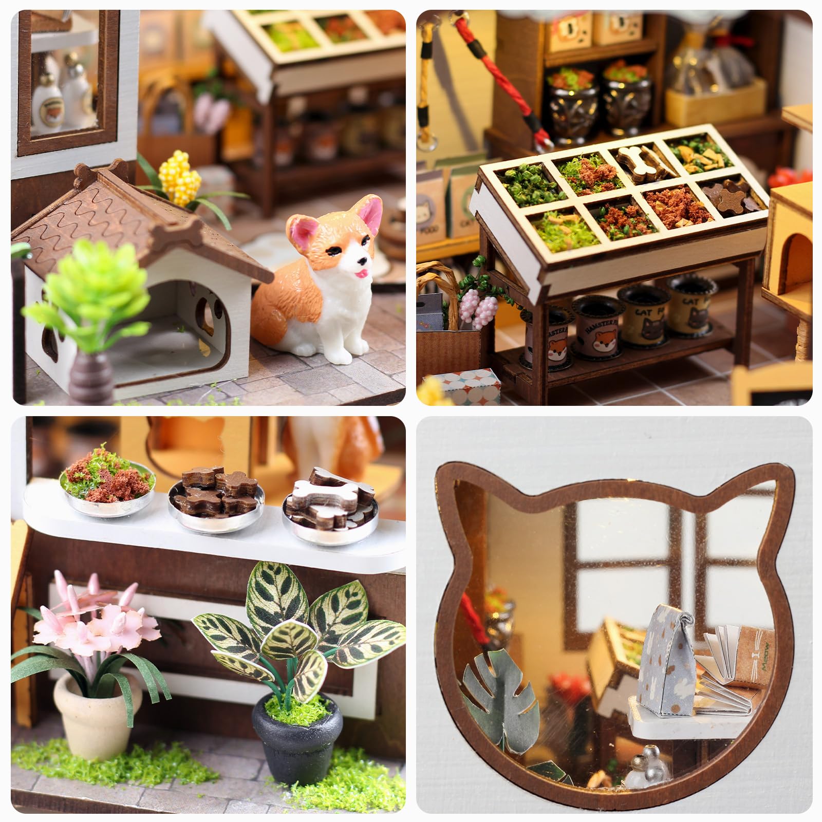 GuDoQi 1-24 scale miniature house with realistic proportions
