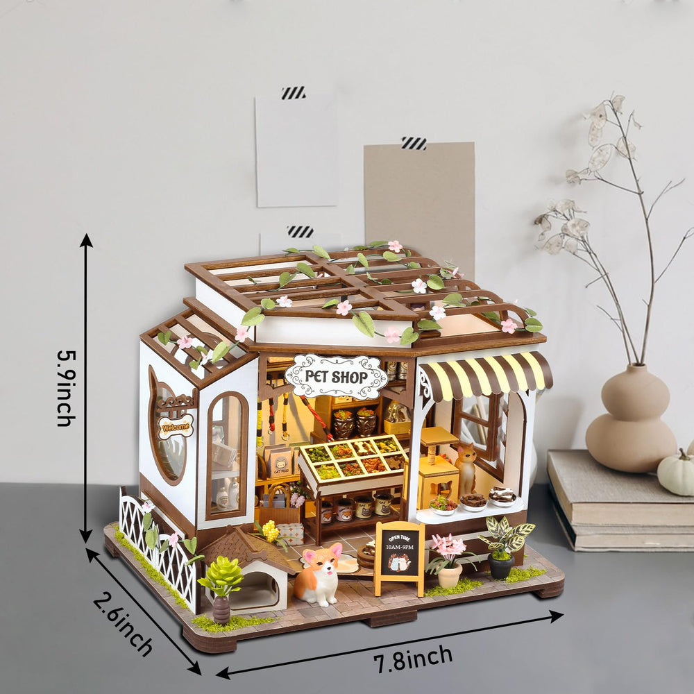 GuDoQi dollhouse kit furniture included for decorating ideas