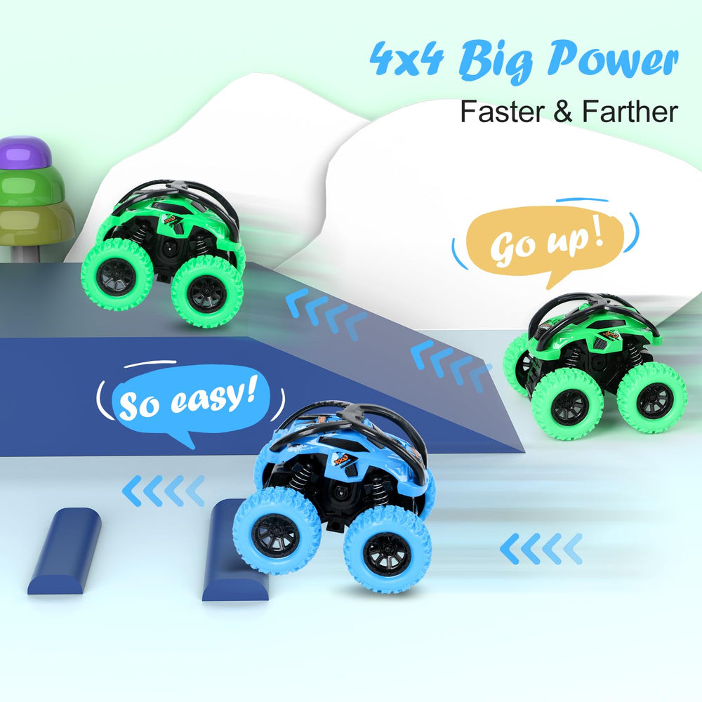 GUIGUZHJ durable monster trucks withstand drops and bumps during rough-and-tumble play.