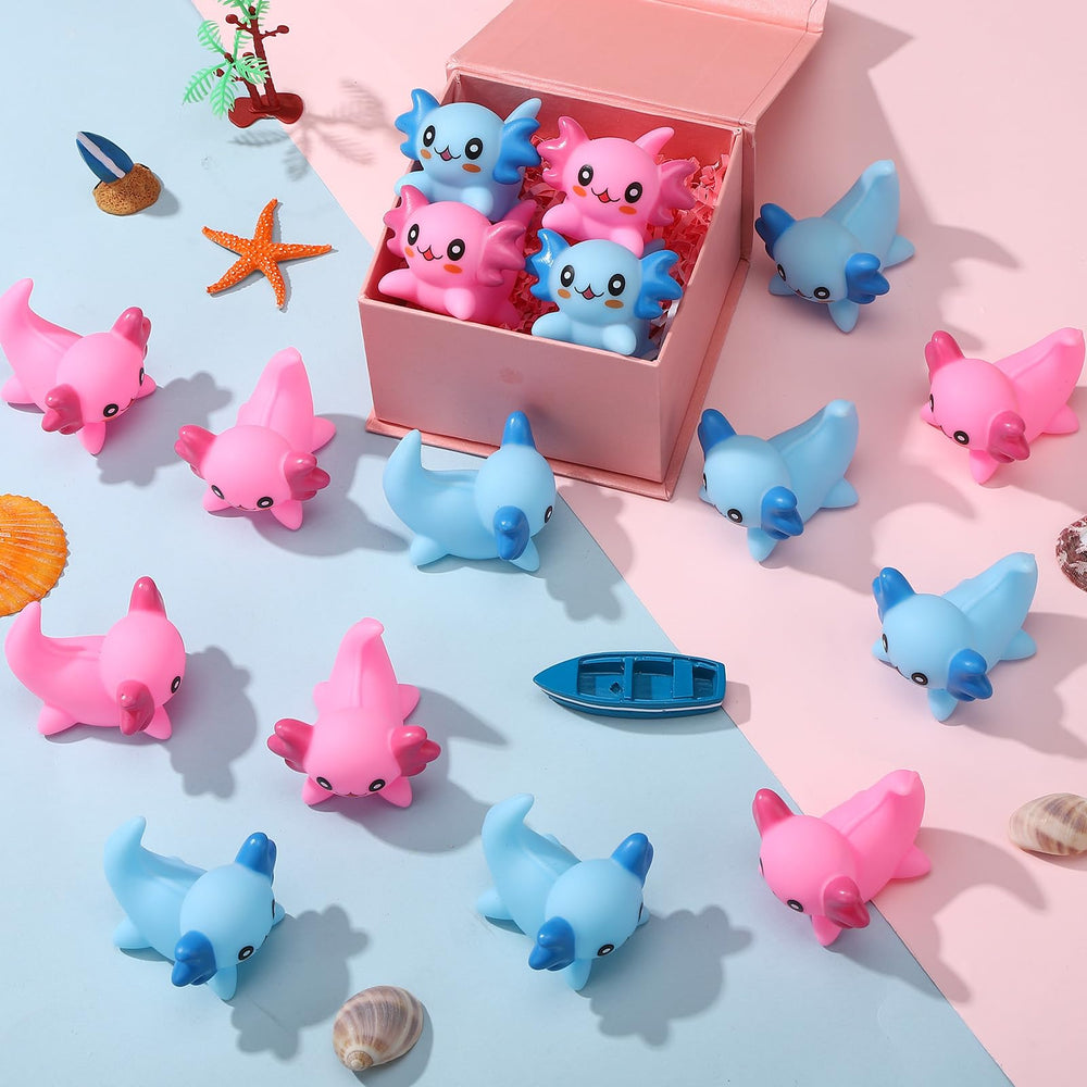 Guiqulai rubber axolotl decorative figurines with soft surface for home use