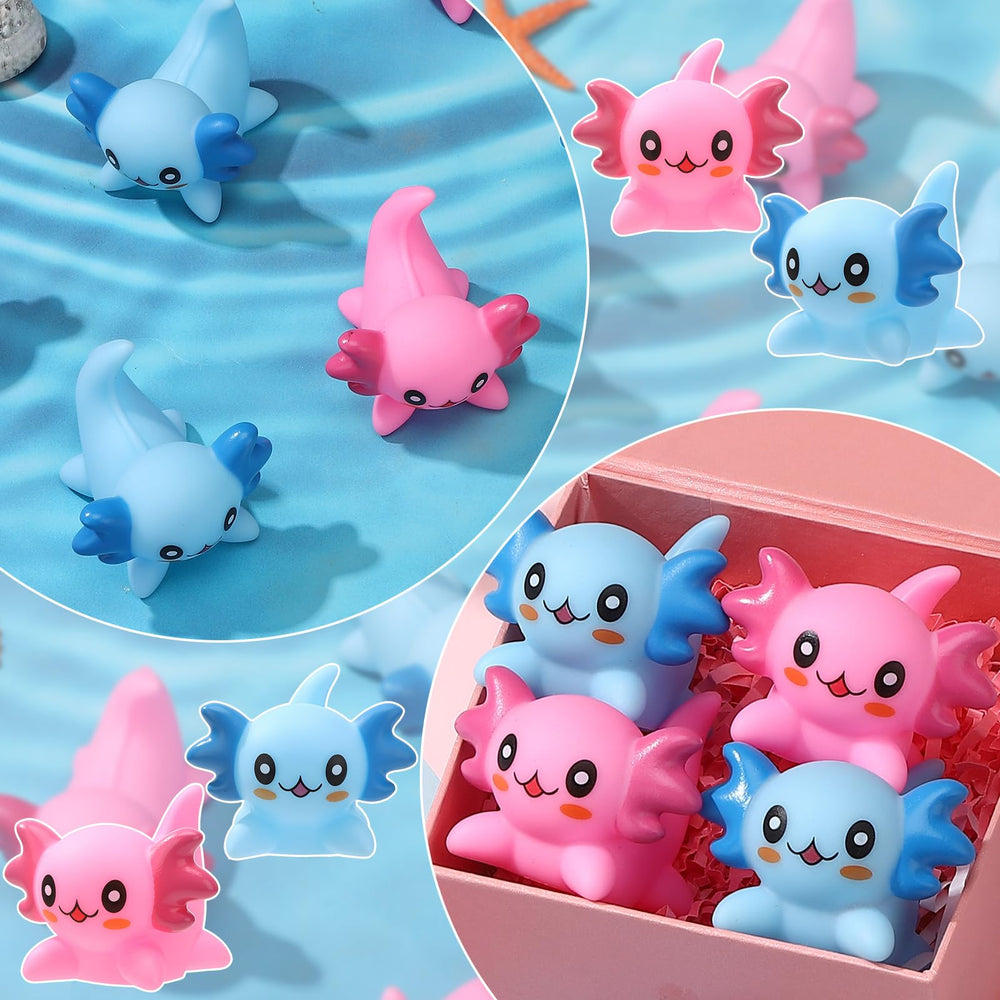 Guiqulai squeak axolotl multicolor, engaging bath time for kids