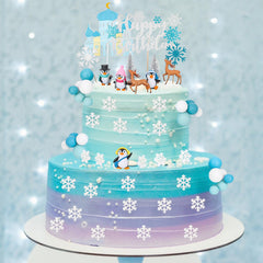 Guiqulai pine tree topper evokes frosted forests on desserts