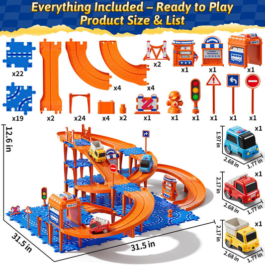 Guminnara cars-themed set featuring distinctive vehicle designs for storytelling.