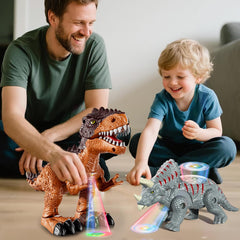 Guminnara dinosaur toy with lights and roar for sensory play