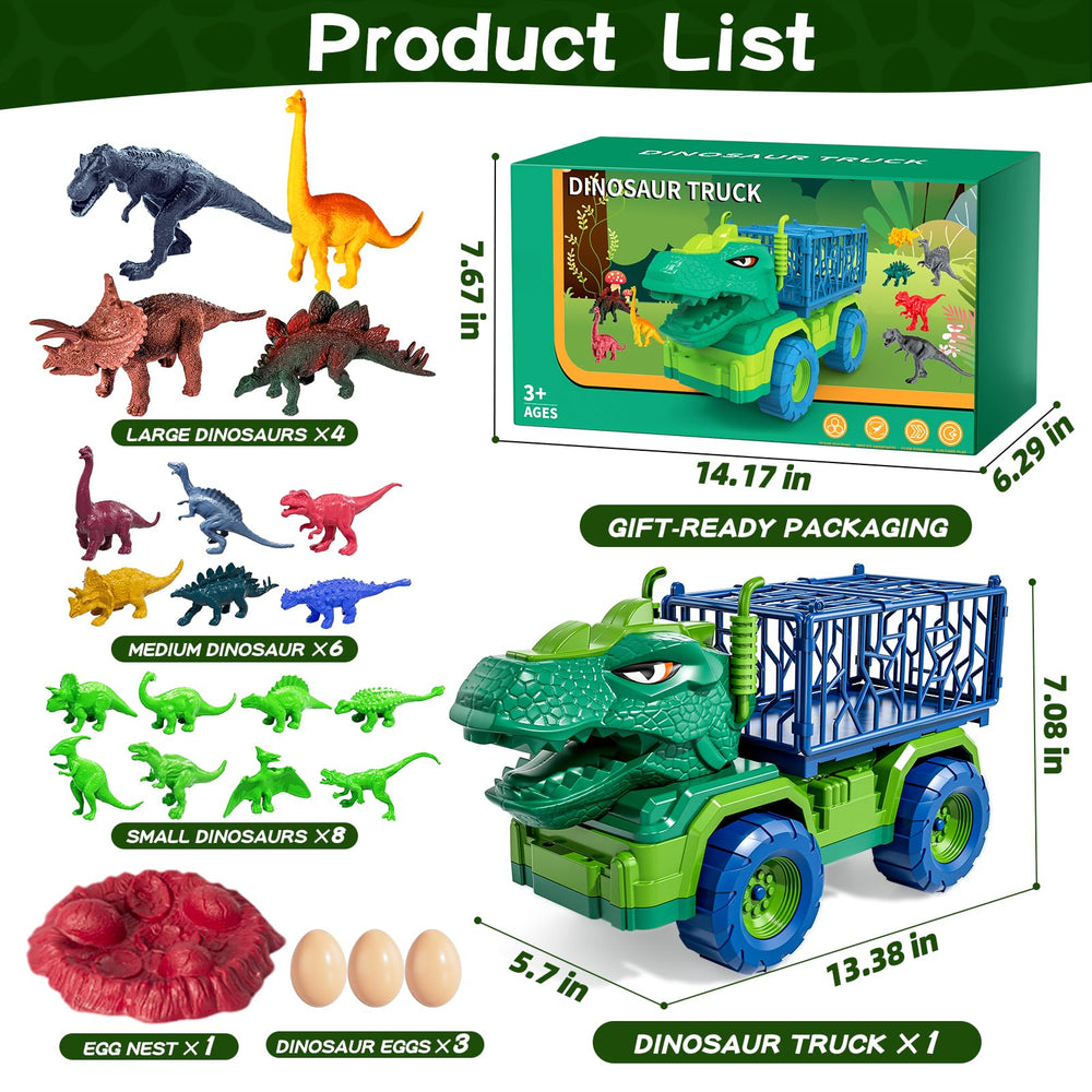 Guminnara large dinos inside carrier for storytelling