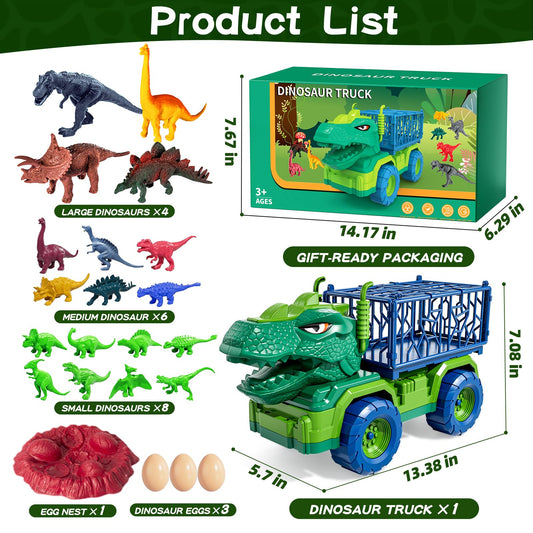 Guminnara large dinos inside carrier for storytelling