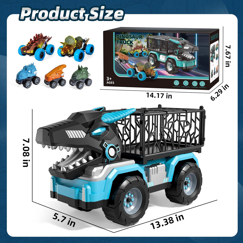 Guminnara pull-back dino cars enable quick, fun motion