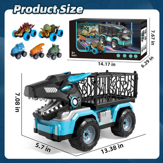 Guminnara pull-back dino cars enable quick, fun motion
