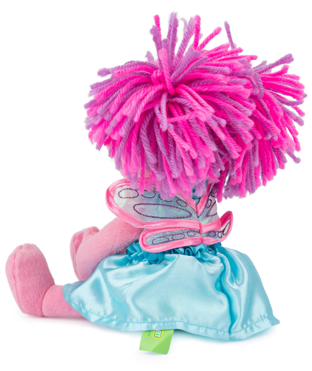 Soft pink plush invites bedtime snuggles with Abby Cadabby