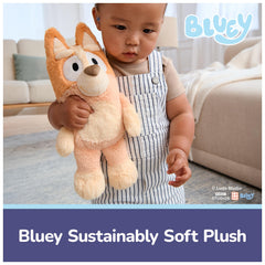 GUND Bingo plush face close-up showing soft texture and friendly expression.