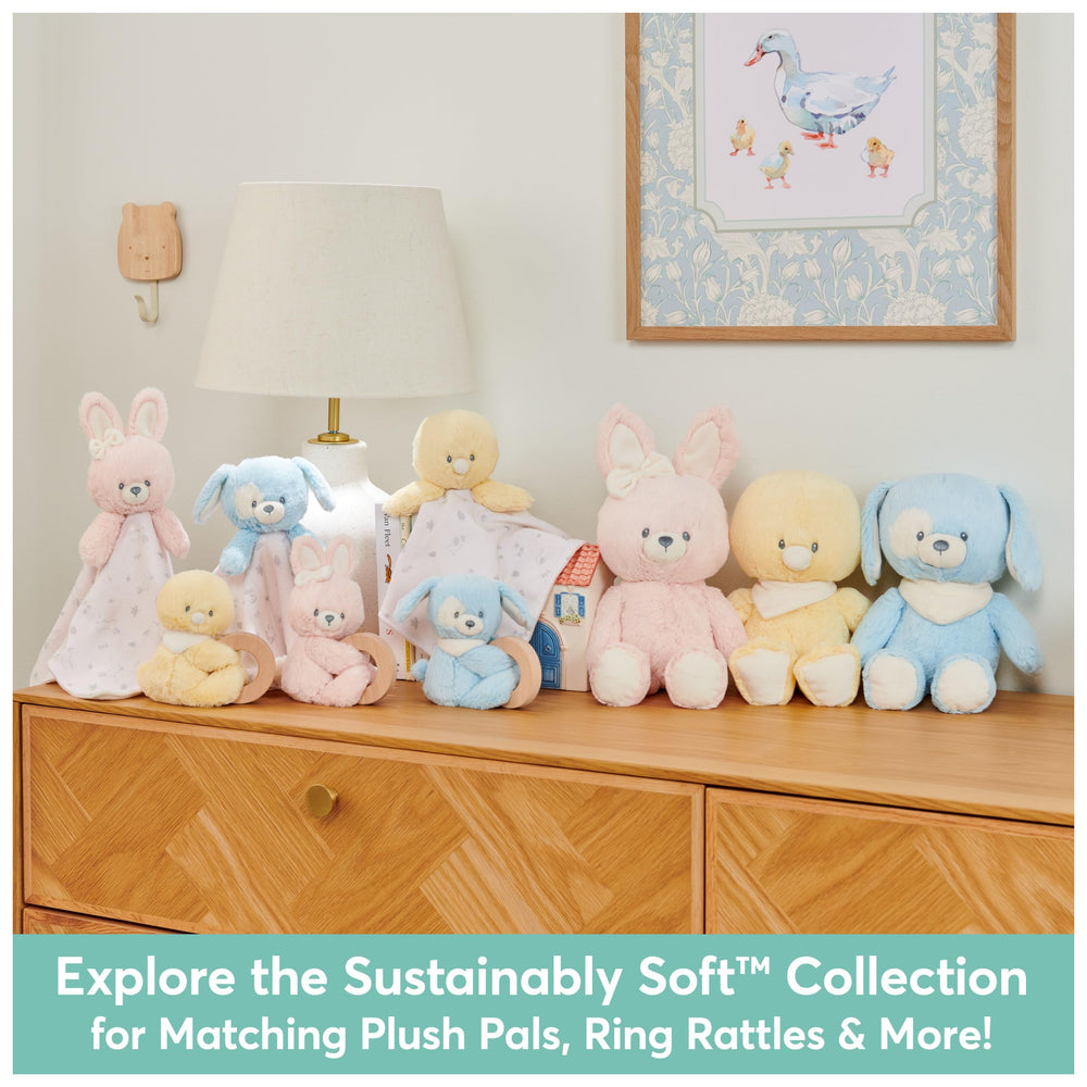 GUND gift-ready bunny lovey for baby registries and showers