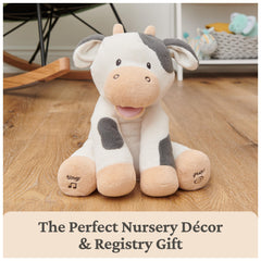GUND Buttermilk cow right hoof press starts playful animal sounds activity