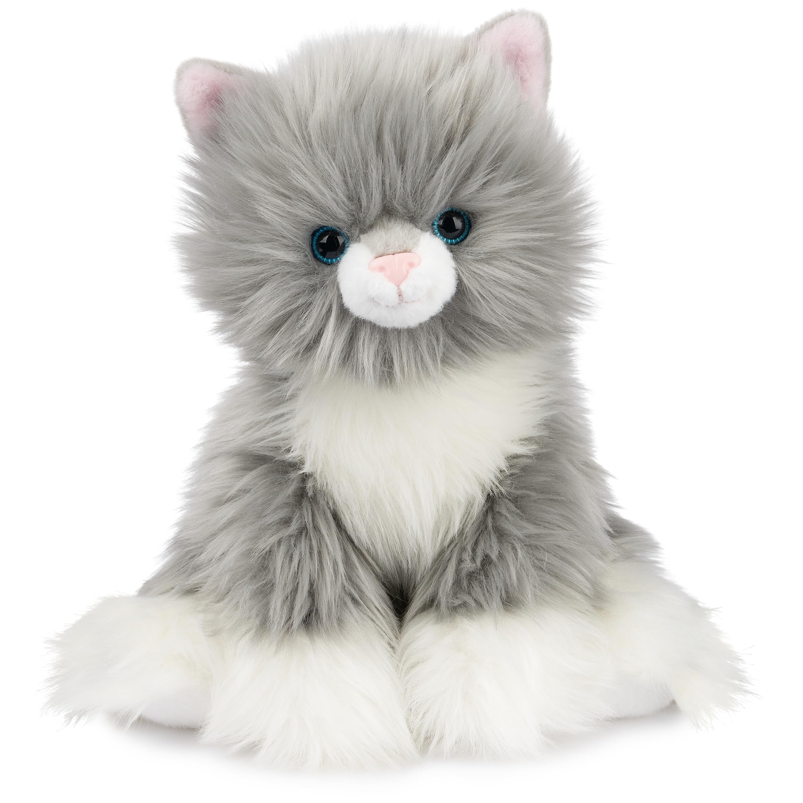 GUND Camilla Kitten plush, 9-inch gray-white fur, perfect for hugging