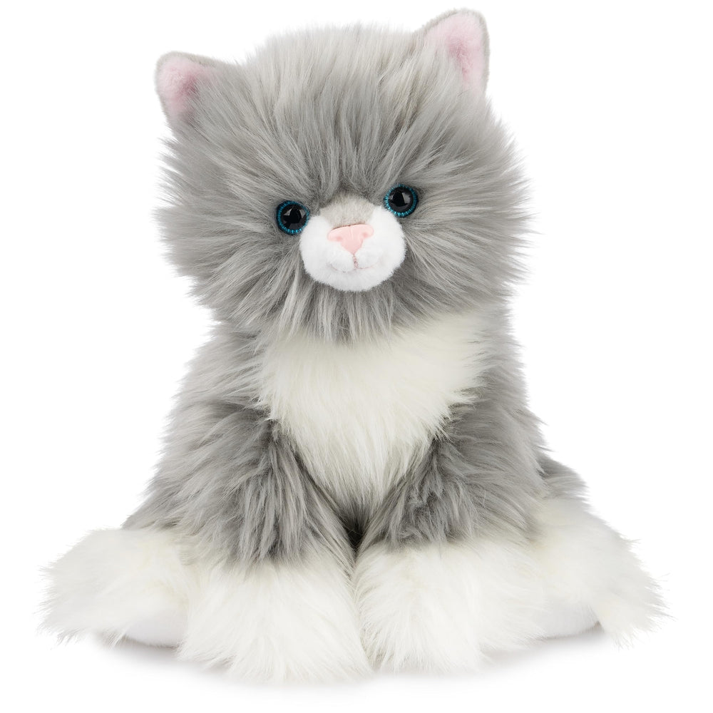 GUND Camilla Kitten plush, 9-inch gray-white fur, perfect for hugging
