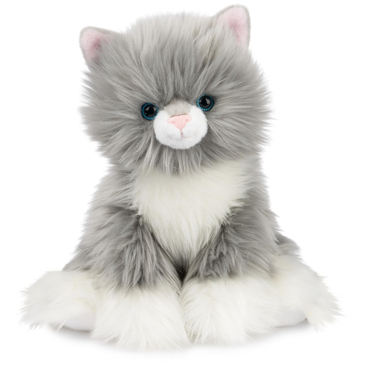 GUND Camilla Kitten plush, 9-inch gray-white fur, perfect for hugging