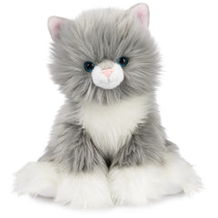 GUND Camilla Kitten plush, 9-inch gray-white fur, perfect for hugging