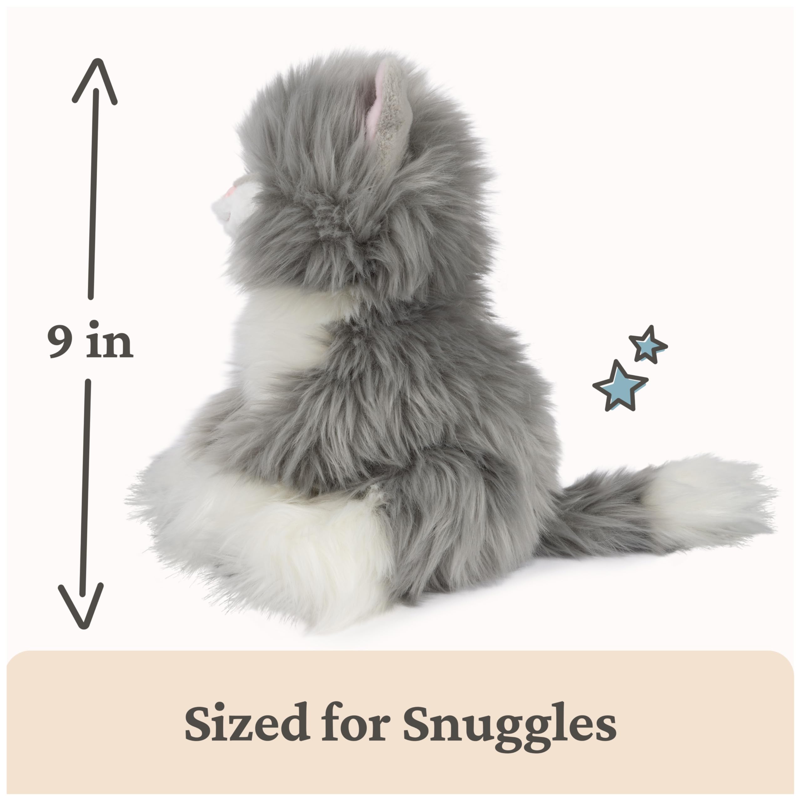 GUND Camilla Kitten plush with blue eyes adds gentle charm to playtime