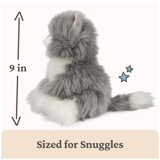 GUND Camilla Kitten plush with blue eyes adds gentle charm to playtime