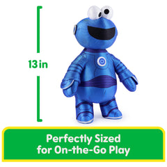GUND Cookie Monster Mecha chest badge detail