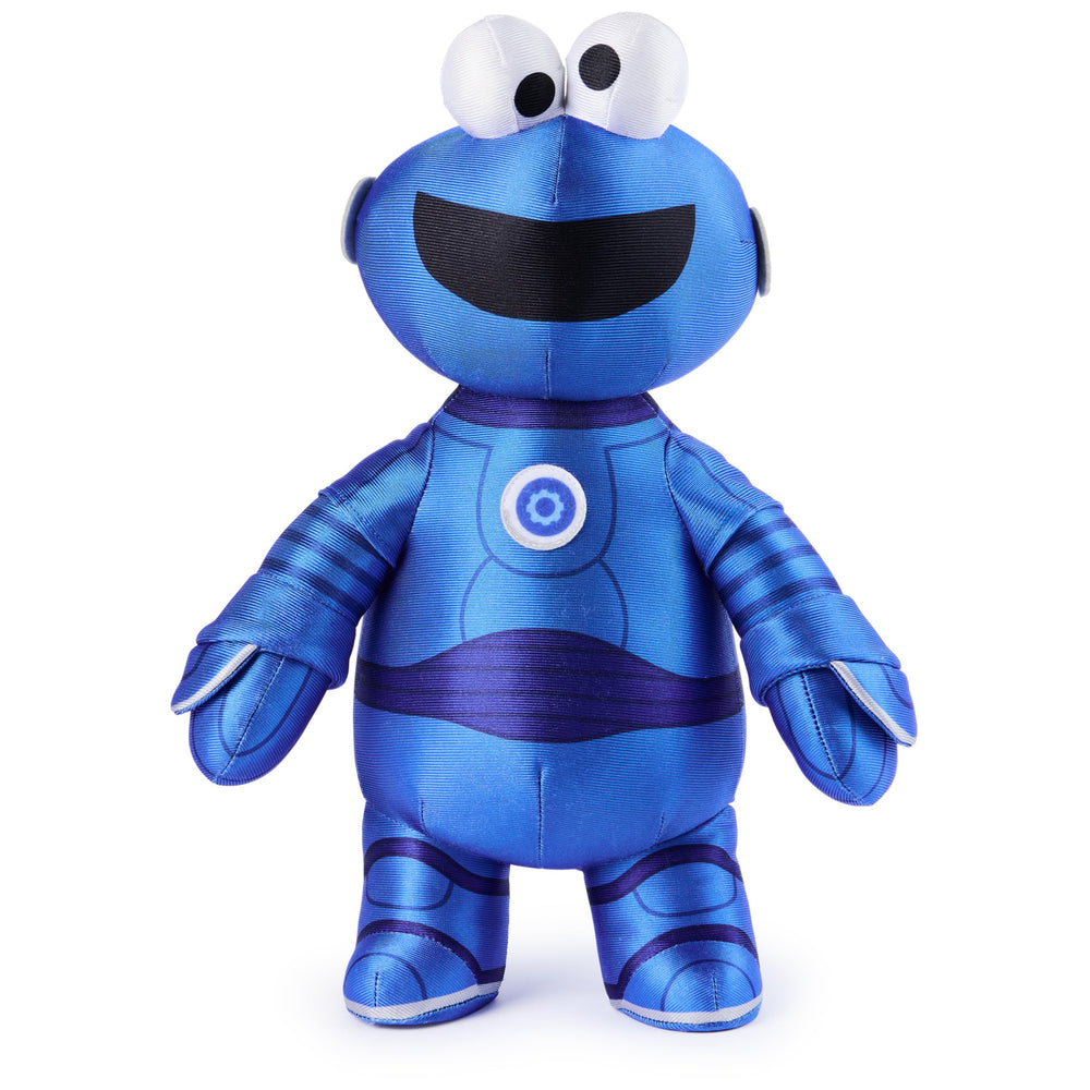 GUND Cookie Monster Mecha plush, 13-inch standing figure for cuddly play and display