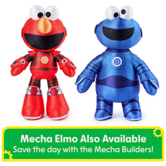 GUND Cookie Monster Mecha plush is surface-washable for easy cleaning