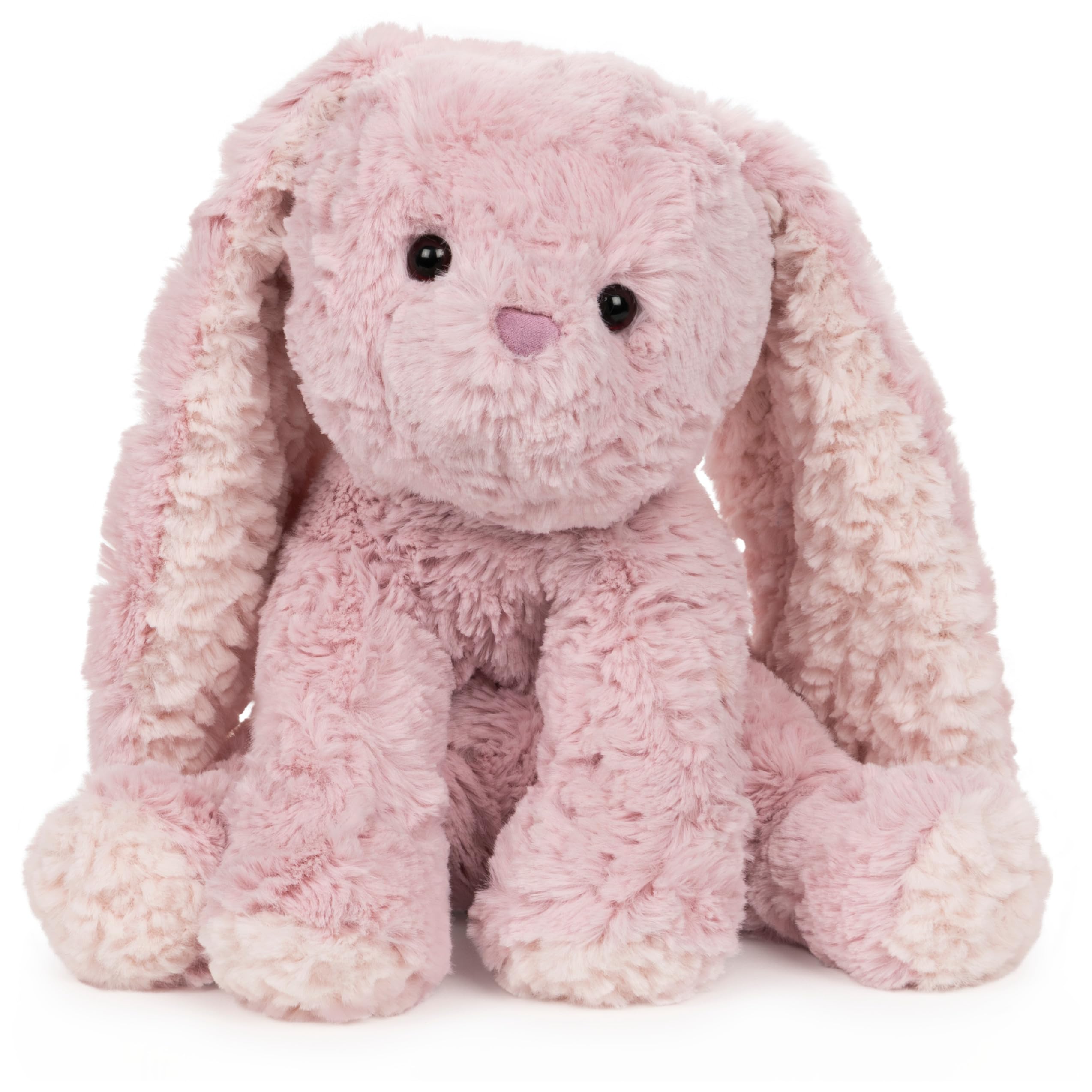 GUND Cozys Bunny 10in side view for desk cuddles and shelf decor.