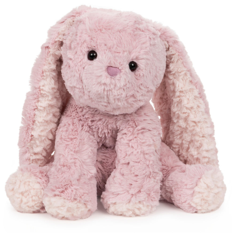 GUND Cozys Bunny 10in side view for desk cuddles and shelf decor.