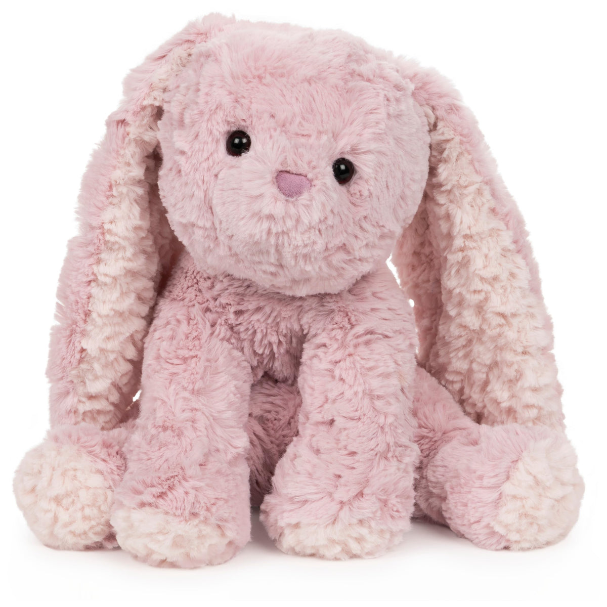 GUND Cozys Bunny 10in side view for desk cuddles and shelf decor.