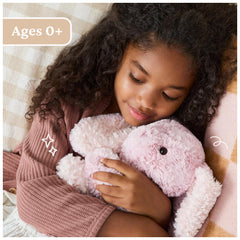 GUND Cozys Bunny soft fabric indicates easy care and washability.