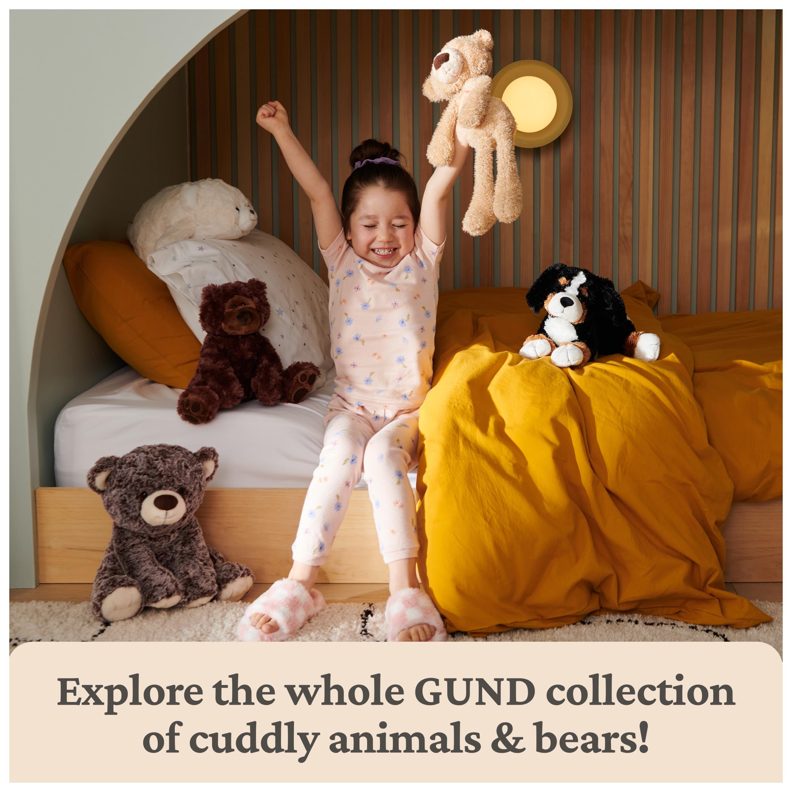 GUND Cozys Lion ships in a protective poly bag.