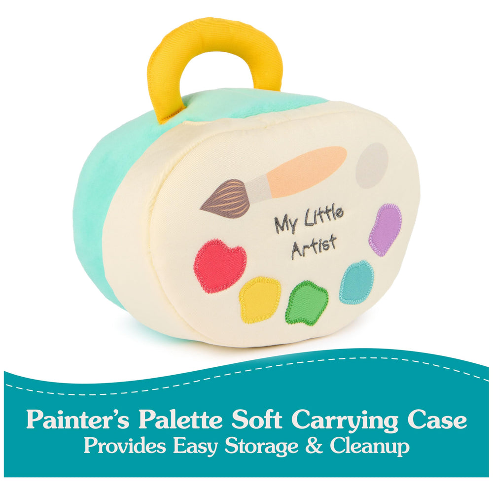 GUND crinkling paintbrush provides soft texture and crinkle for sensory fun