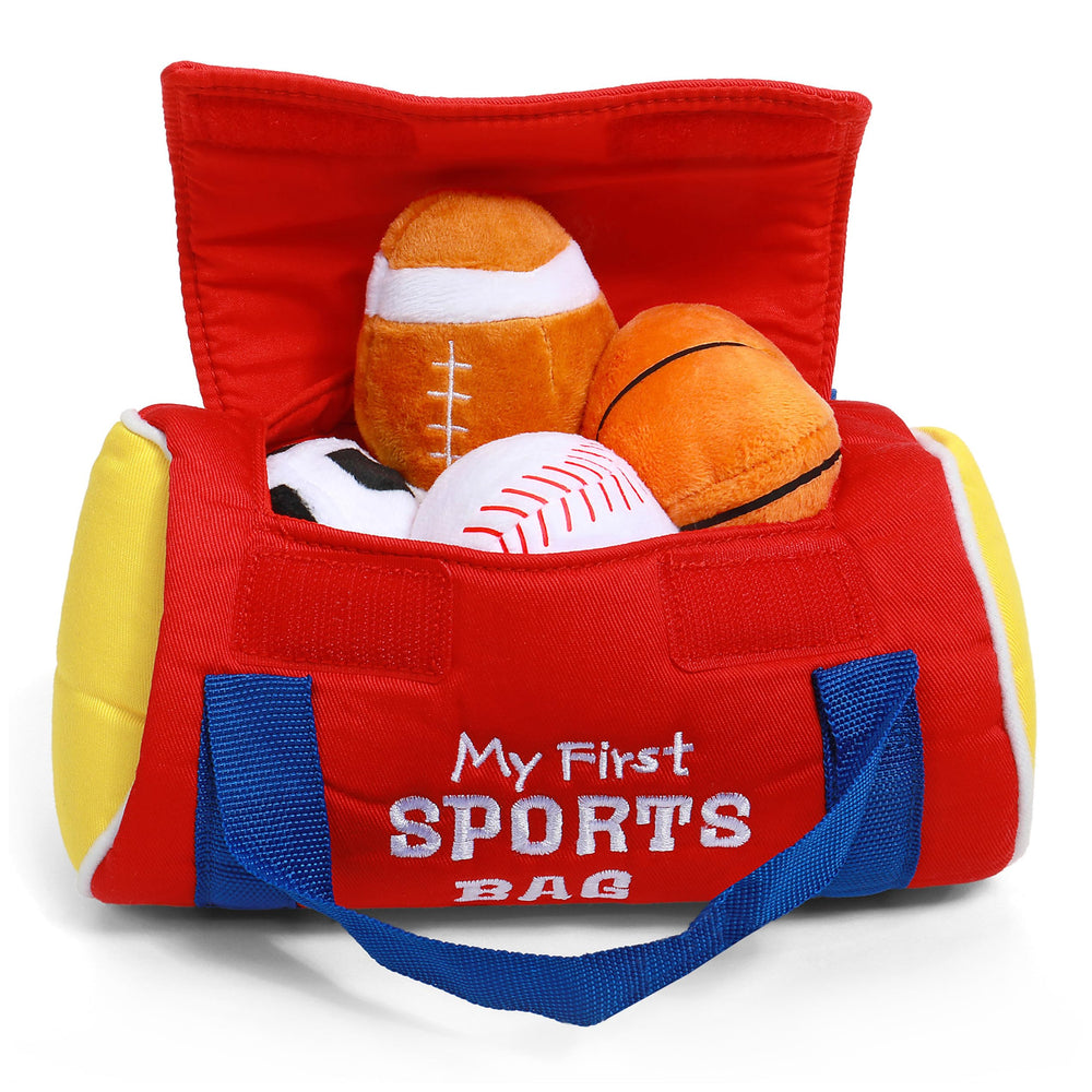 GUND crinkling soccer ball sensory toy sparks exploration and tactile feedback