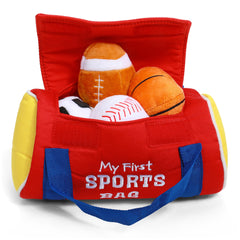 GUND crinkling soccer ball sensory toy sparks exploration and tactile feedback