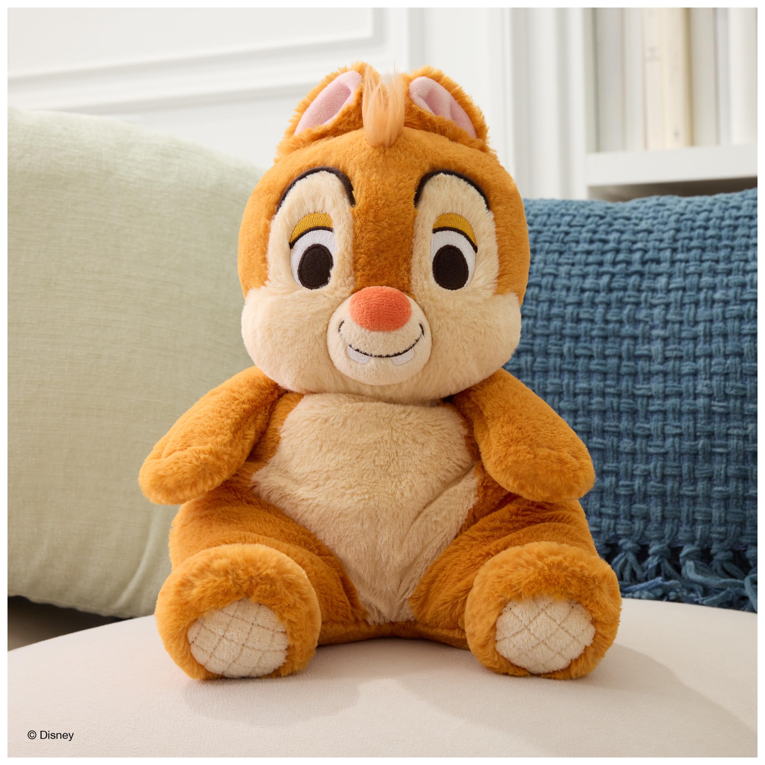 GUND Dale Oh So Snuggly plush face detail with expressive eyes and bucktooth charm.