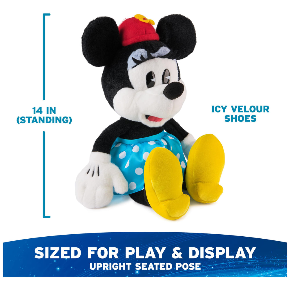 GUND Minnie Mouse with lace-detailed bloomers highlighting premium craftsmanship