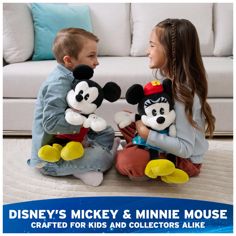 GUND Minnie Mouse with long floppy tail completing the silhouette
