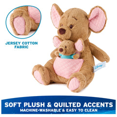 GUND Kanga and Roo quilted textures enhance cuddle-worthy softness and decor appeal.