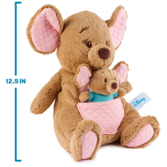 GUND Roo wears blue t-shirt adding playful character detail.