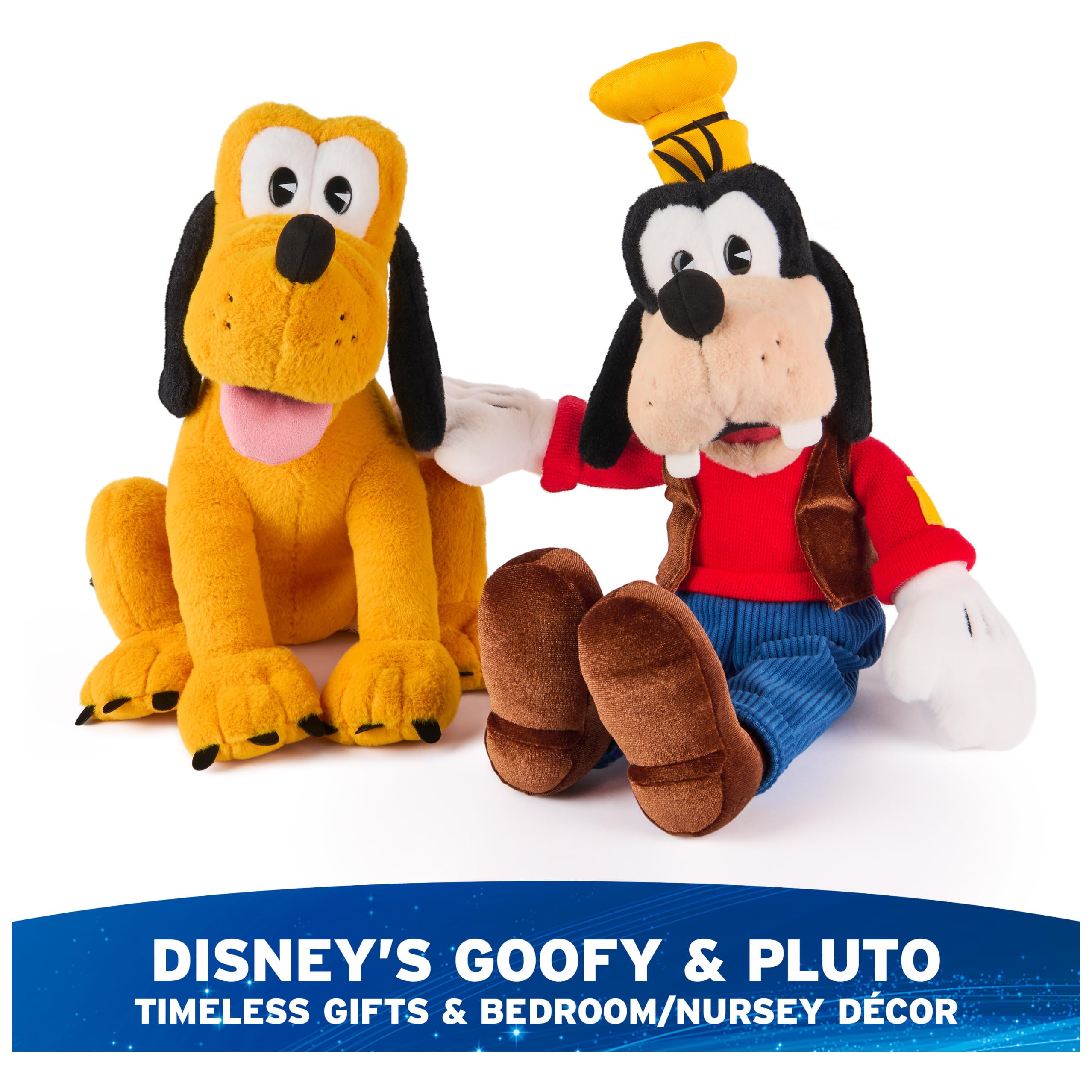 GUND Pluto embroidery details reflect careful craftsmanship.