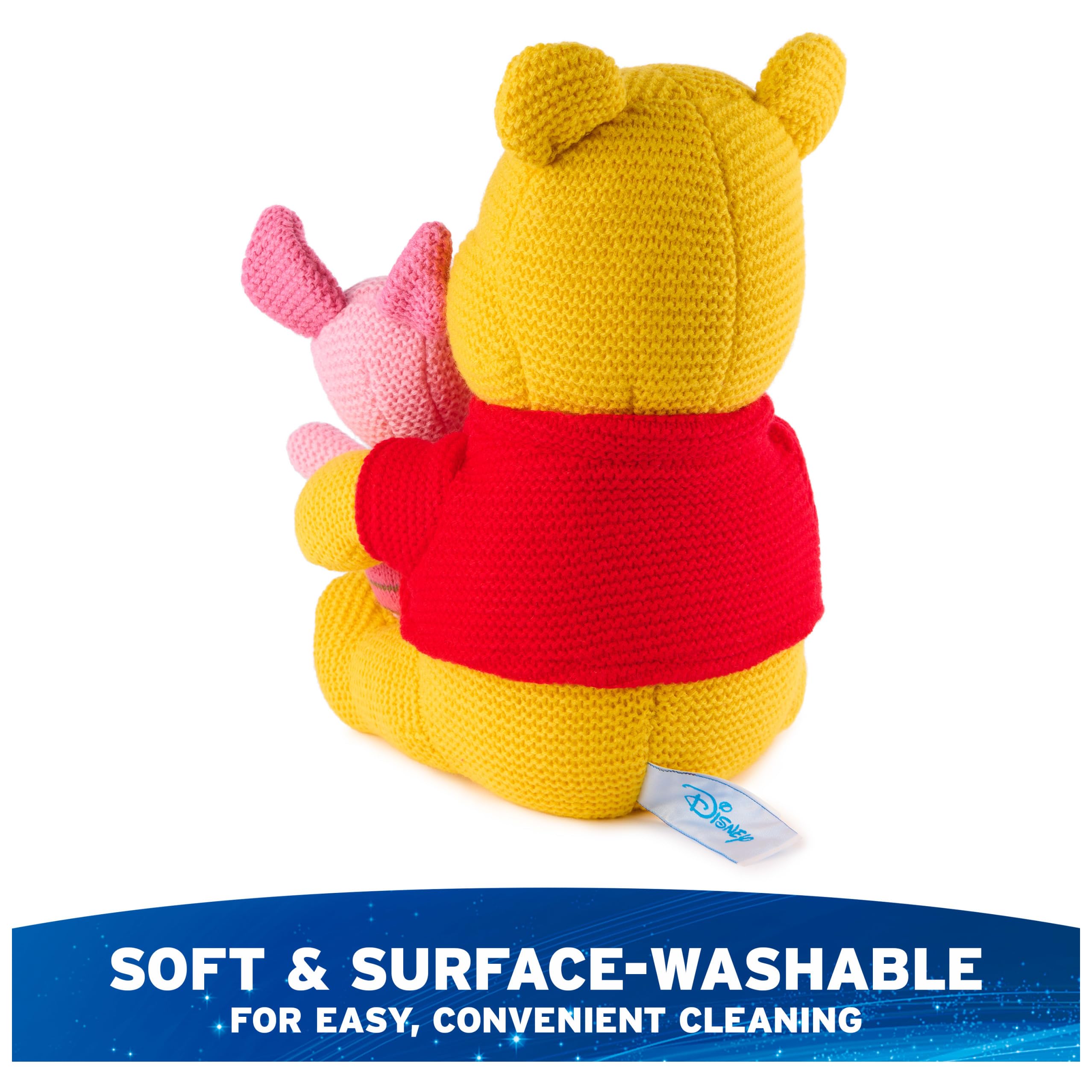 GUND Disney Pooh and Piglet knit plush suitable for ages 1+