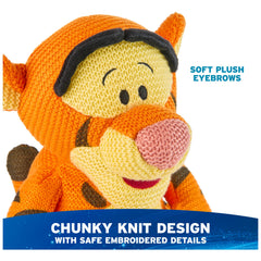 GUND Disney Tigger knit plush with mitten-shaped paws ready for hugs.